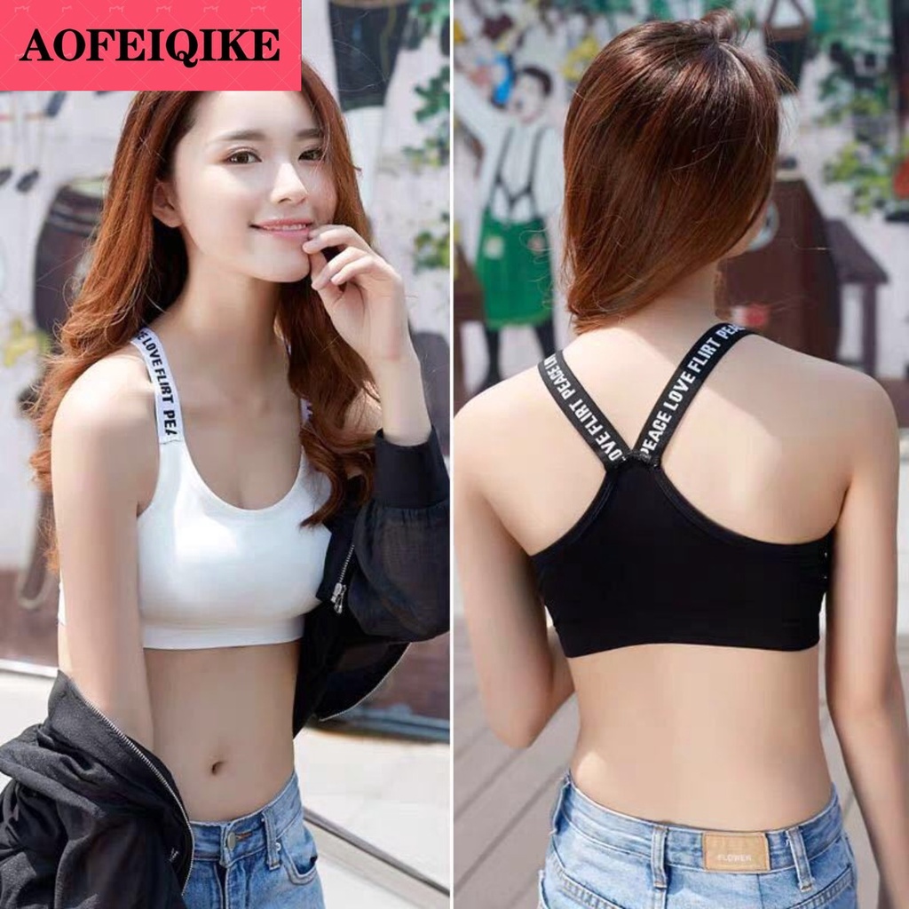 T Shirt Bra Seamless - 40-65Kg Seksi Sutyen Üst Kadın Spor