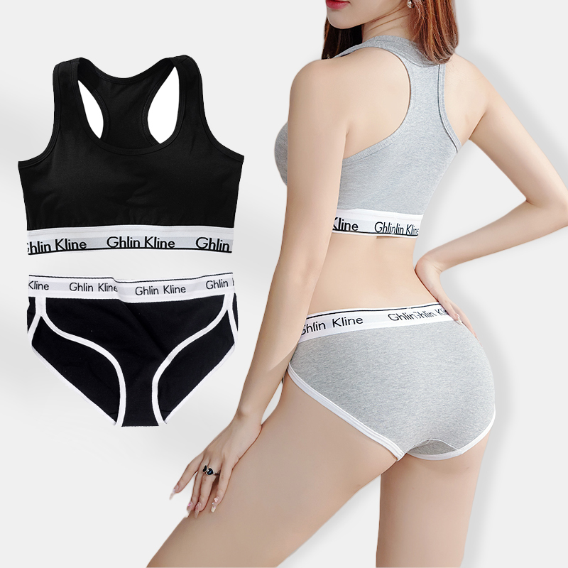 Cotton Bra Everyday - S-XL Büyük Beden Spor Sütyeni Külot