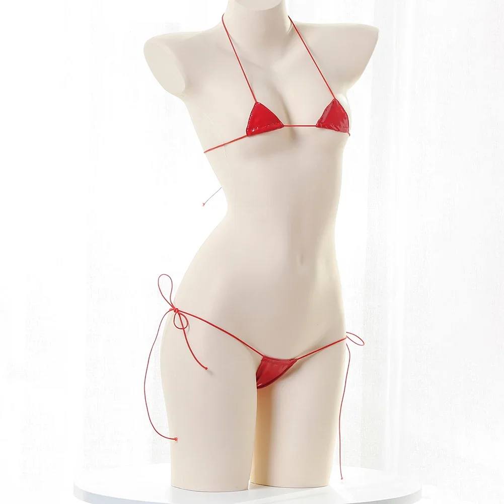 Yeni Bayan Sexy Lingerie Deri  - Lace Bralette Set incelemesi ve fiyatı