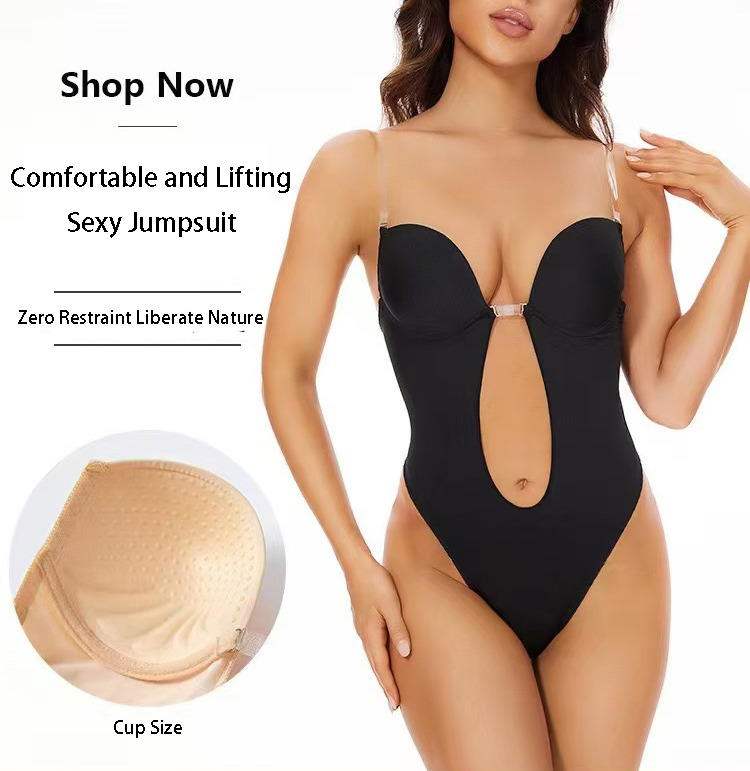 Kaymaz Yapışkanlı Sırtı Açık V - Plunge Bra Push Up incelemesi ve fiyatı